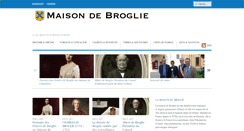 Desktop Screenshot of maisondebroglie.com